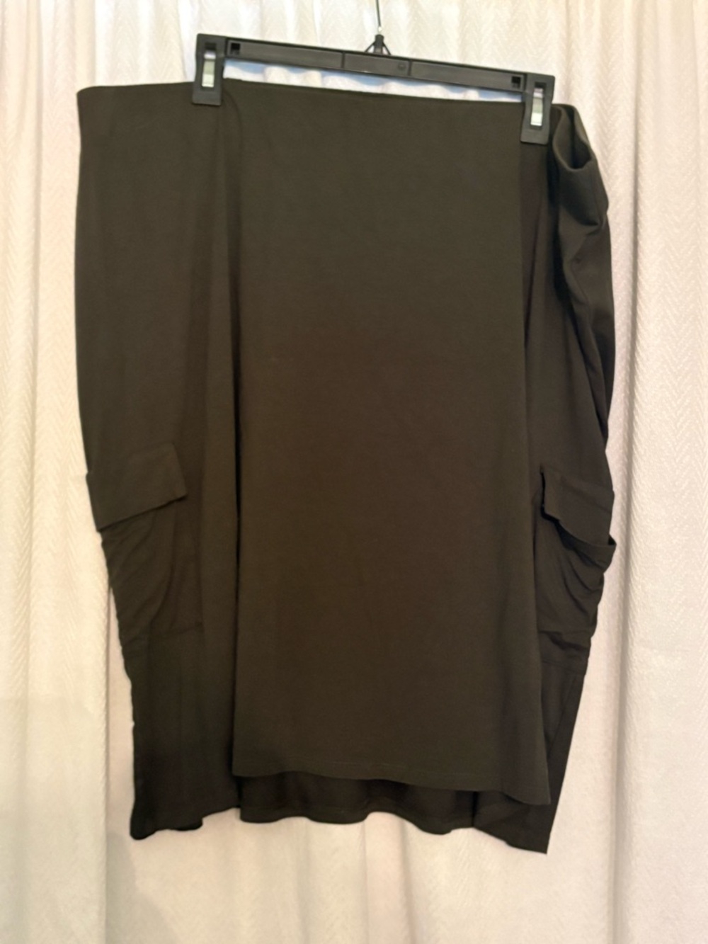 J. Jill Olive Green Midi Skirt